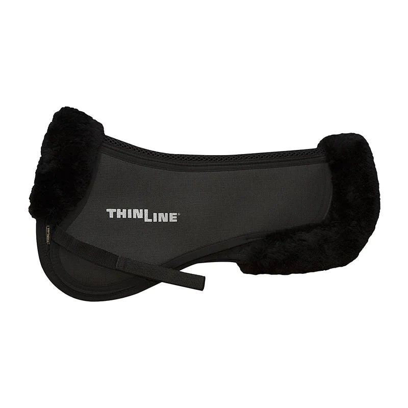 Thinline Trifecta Cotton Half Pad With Sheepskin Trim (Shimmable)
