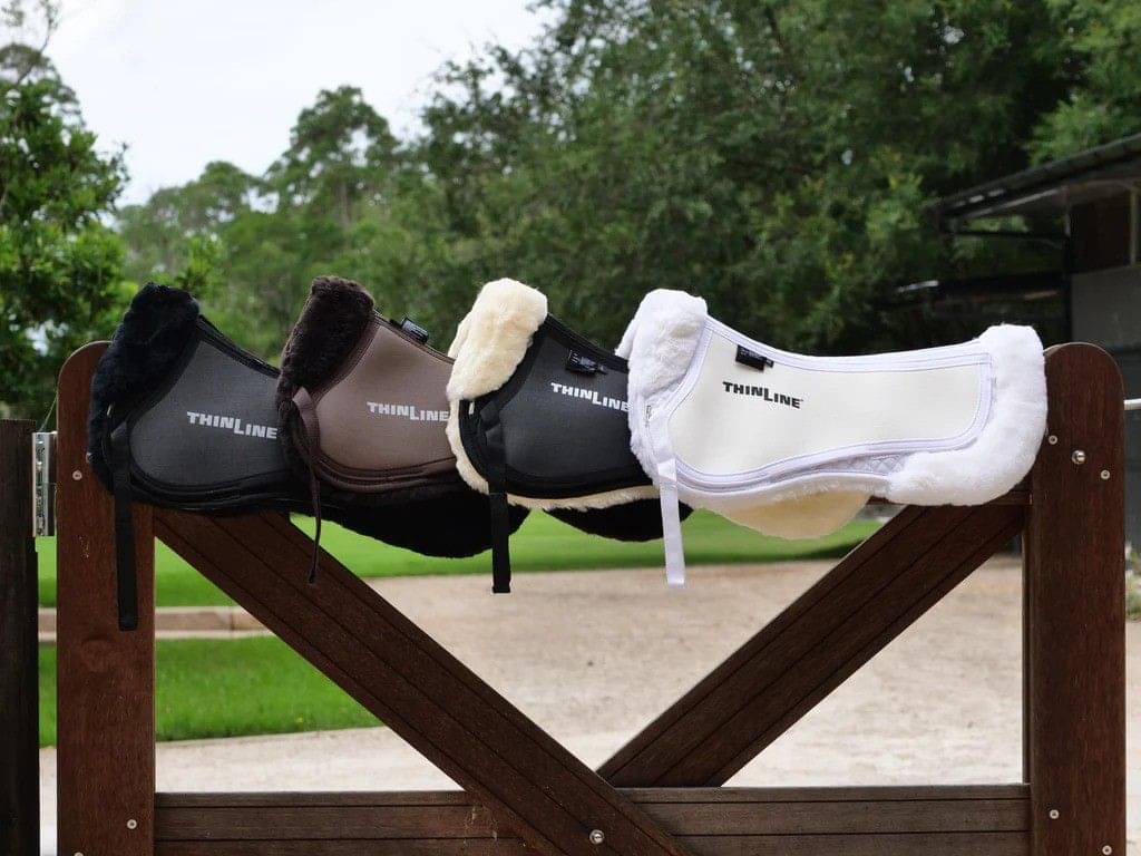 Thinline Trifecta Full Sheepskin Comfort Half Pad (Shimmable)