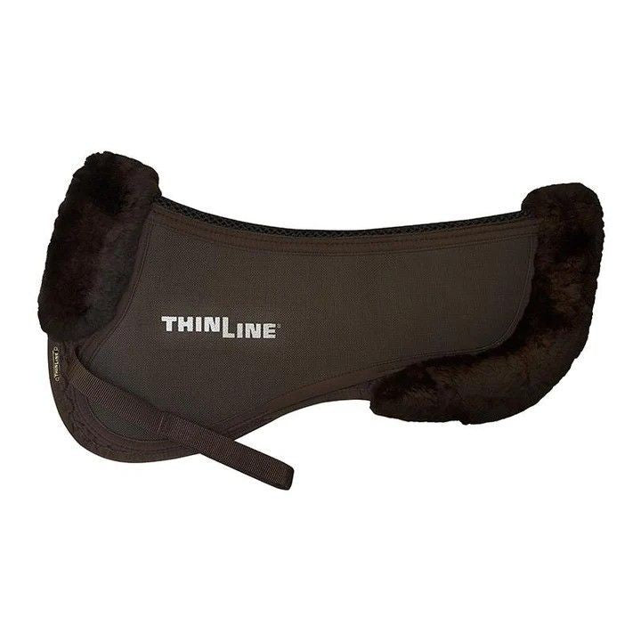 Thinline Trifecta Cotton Half Pad With Sheepskin Trim (Shimmable)